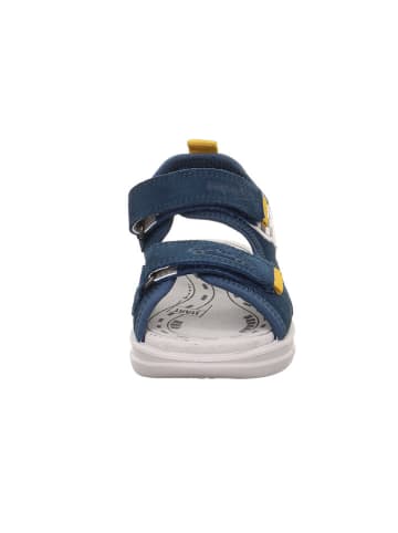 superfit Leder-Sandalen in Dunkelblau