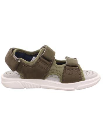 superfit Leder-Sandalen in Khaki