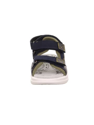 superfit Leder-Sandalen in Dunkelblau