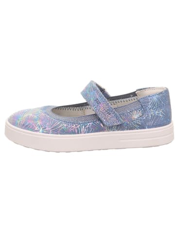 superfit Leder-Spangeballerinas in Hellblau
