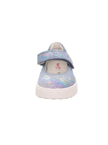 superfit Leder-Spangeballerinas in Hellblau