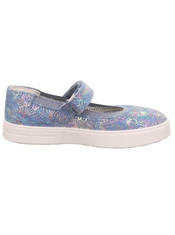 superfit Leder-Spangeballerinas in Hellblau