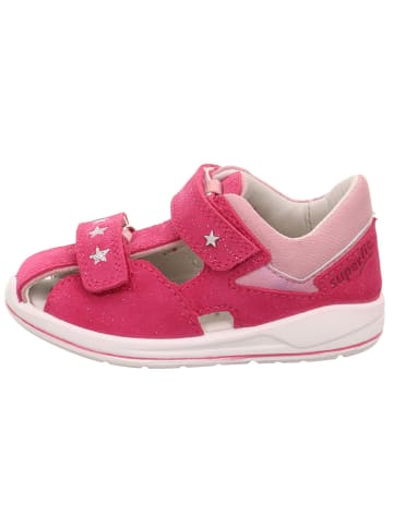 superfit Leder-Halbsandalen in Pink