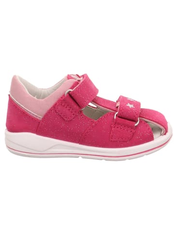 superfit Leren enkelsandalen roze