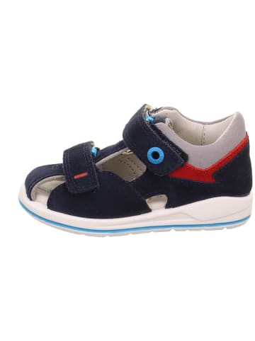 superfit Leren enkelsandalen zwart