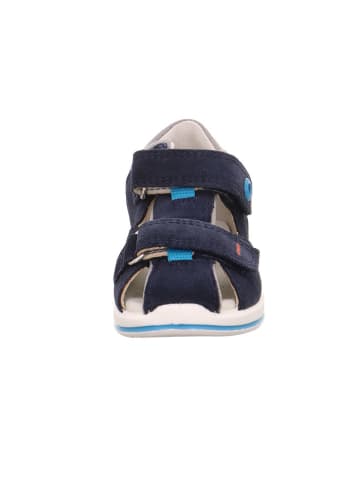 superfit Leren enkelsandalen zwart