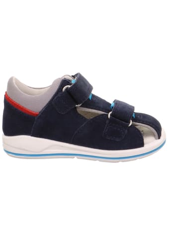 superfit Leder-Halbsandalen in Dunkelblau