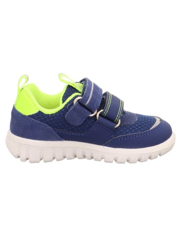 superfit Skórzane sneakersy w kolorze granatowym