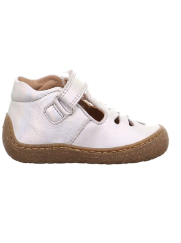 superfit Leren enkelsandalen wit/zilverkleurig