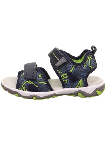 superfit Leder-Sandalen in Dunkelblau