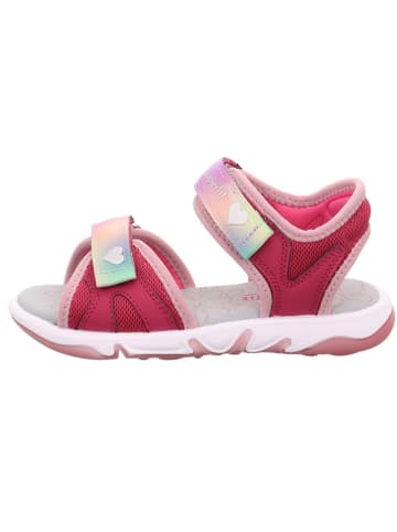 superfit Leder-Sandalen in Pink
