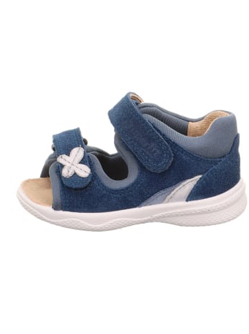 superfit Leder-Sandalen in Dunkelblau
