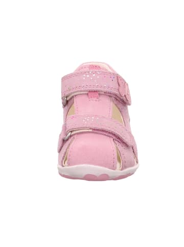 superfit Leren enkelsandalen lichtroze