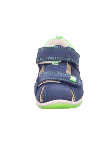 superfit Leren enkelsandalen donkerblauw/groen