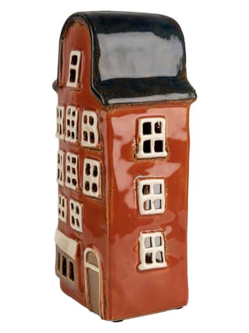 Clayre & Eef Świecznik w kolorze brązowym - 12 x 25 x 9 cm