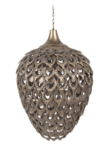 Clayre & Eef Hanglamp grijs - (H)59 x Ø 39 cm
