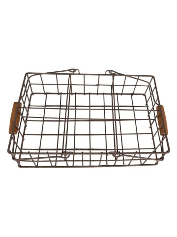 Clayre & Eef Korb in Schwarz - (B)34 x (H)19 x (T)8 cm