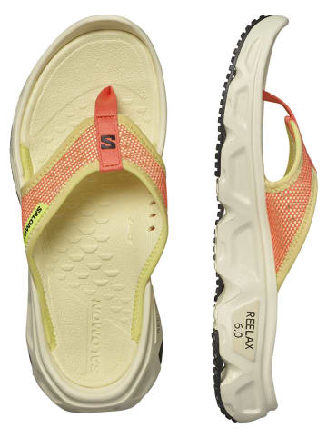 SALOMON Teenslippers "Reelax Break 6.0" oranje/geel