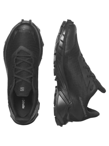 SALOMON Buty "Alphacross 5" w kolorze czarnym do biegania