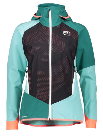 ORTOVOX Softshelljacke "Col Becchei" in Hellblau/ Türkis