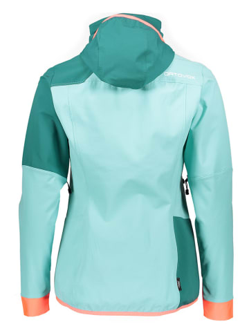 ORTOVOX Softshelljacke "Col Becchei" in Hellblau/ Türkis