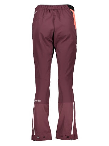 ORTOVOX Softshellbroek "Col Becchei" bordeaux