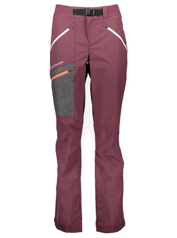 ORTOVOX Softshell-Skitourenhose "Cevedale" in Bordeaux