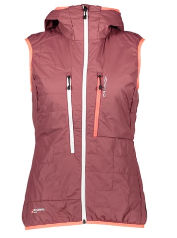 ORTOVOX Funktionsweste "Swisswool Piz Boa" in Rosa