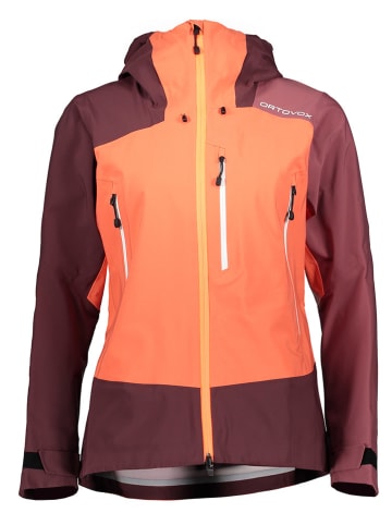 ORTOVOX Funktionsjacke "Westalpen 3L" in Orange/ Rot