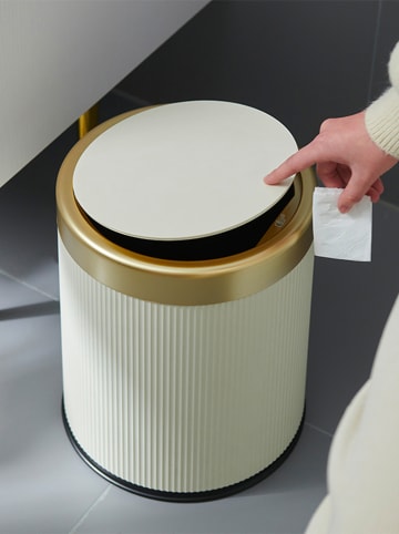 Kitchen Move Afvalemmer "Glint" wit - 8 l