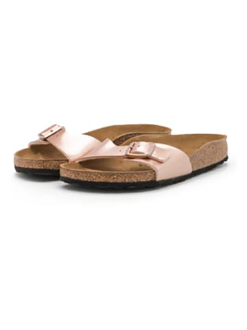 Birkenstock Slippers "Madrid" roségoudkleurig