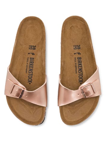 Birkenstock Pantoletten "Madrid" in Rosegold