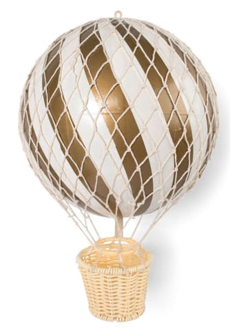 Filibabba Heißluftballon in Gold - (H)20 cm