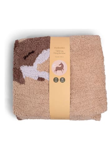 Filibabba Teppich "Pferd Henry" in Braun