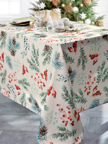 Calitex Tafellaken "Lodeve" beige/grün/rood
