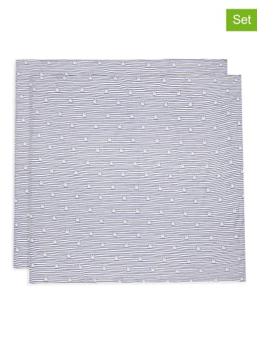 Jollein Chustki muślinowe (2 szt.) ze wzorem do odbijania - 115 x 115 cm