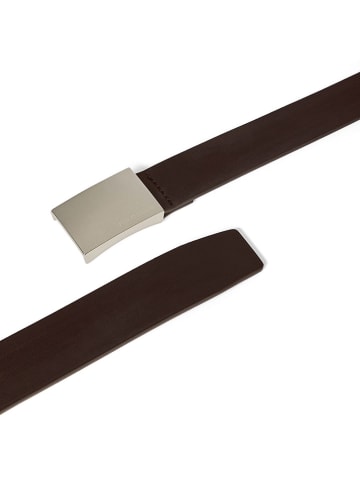 Polo Club Leren riem donkerbruin