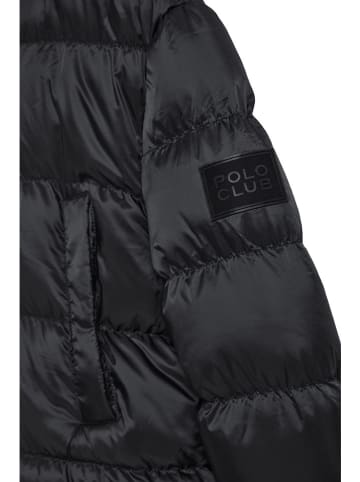Polo Club Kurtka pikowana w kolorze czarnym