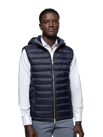 Polo Club Doorgestikte bodywarmer donkerblauw