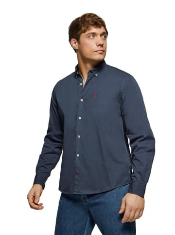 Polo Club Blouse - slim fit - donkerblauw