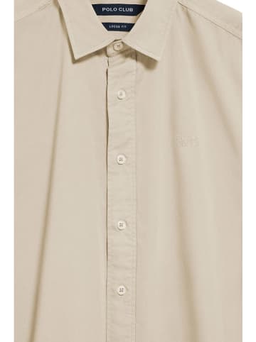 Polo Club Hemd - Loose fit - in Beige