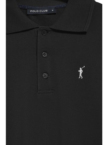 Polo Club Poloshirt in Schwarz