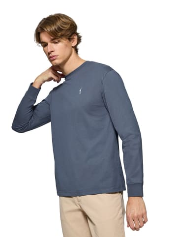 Polo Club Longsleeve in Blau