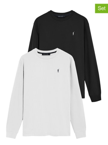 Polo Club 2-delige set: sweatshirts zwart/wit