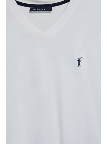 Polo Club Shirt in Weiß