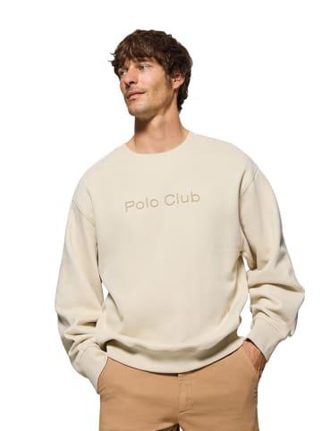 Polo Club Sweatshirt in Beige