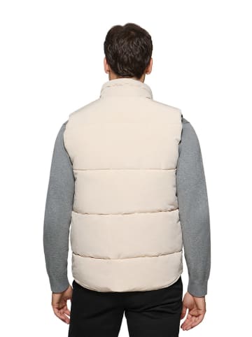 Polo Club Doorgestikte bodywarmer crème