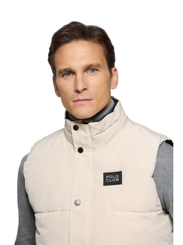 Polo Club Steppweste in Creme