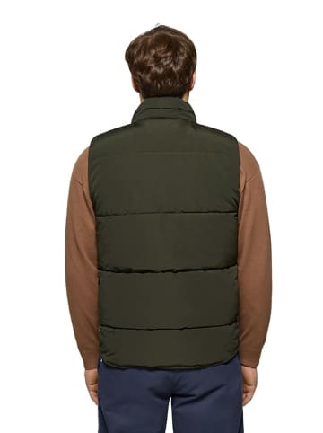 Polo Club Doorgestikte bodywarmer kaki