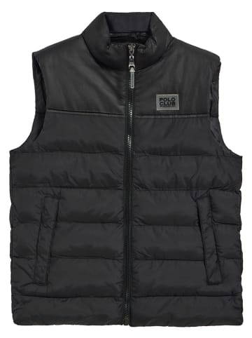 Polo Club Doorgestikte bodywarmer zwart